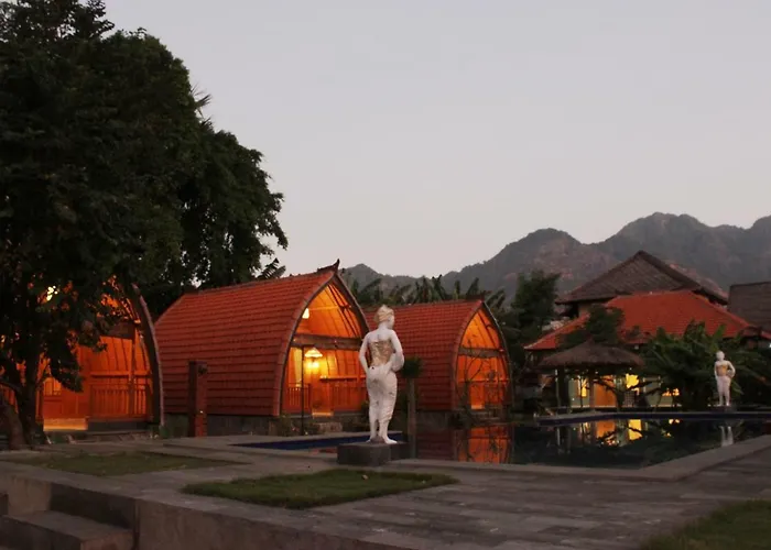 منتزه العطل Kubu Padi Wooden House